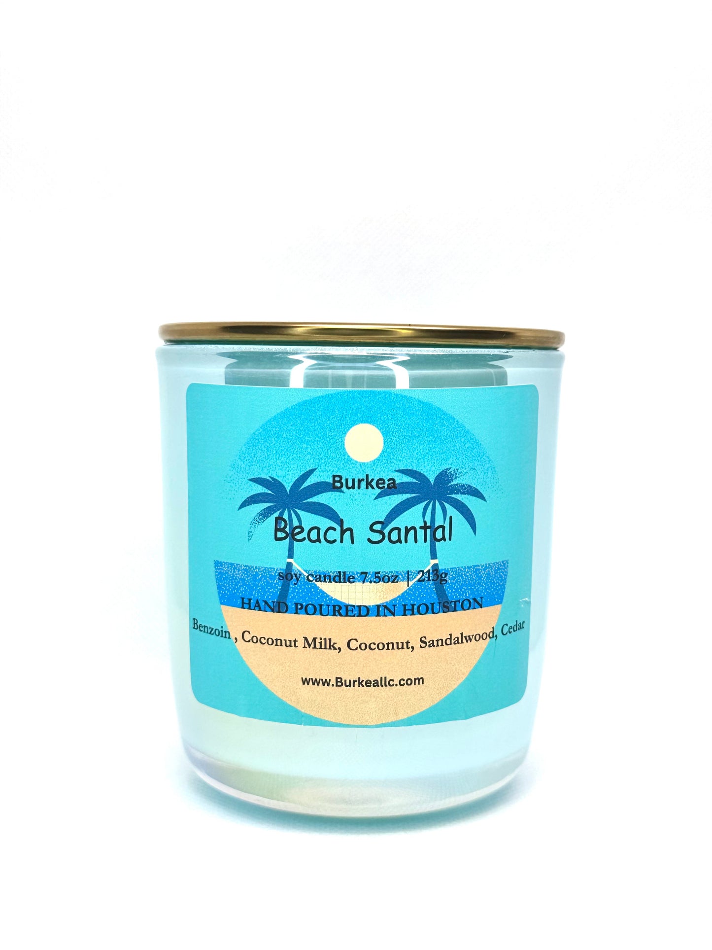 Beach Santal 7.5 oz soy candle