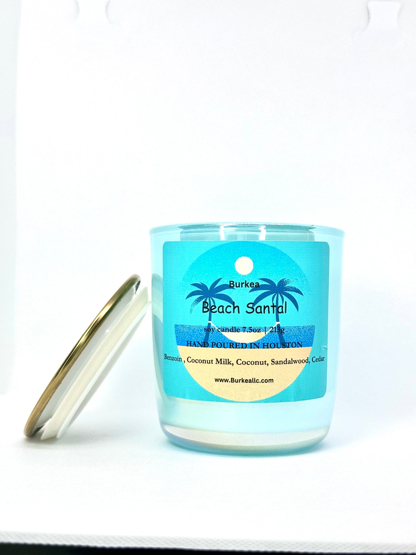 Beach Santal 7.5 oz soy candle
