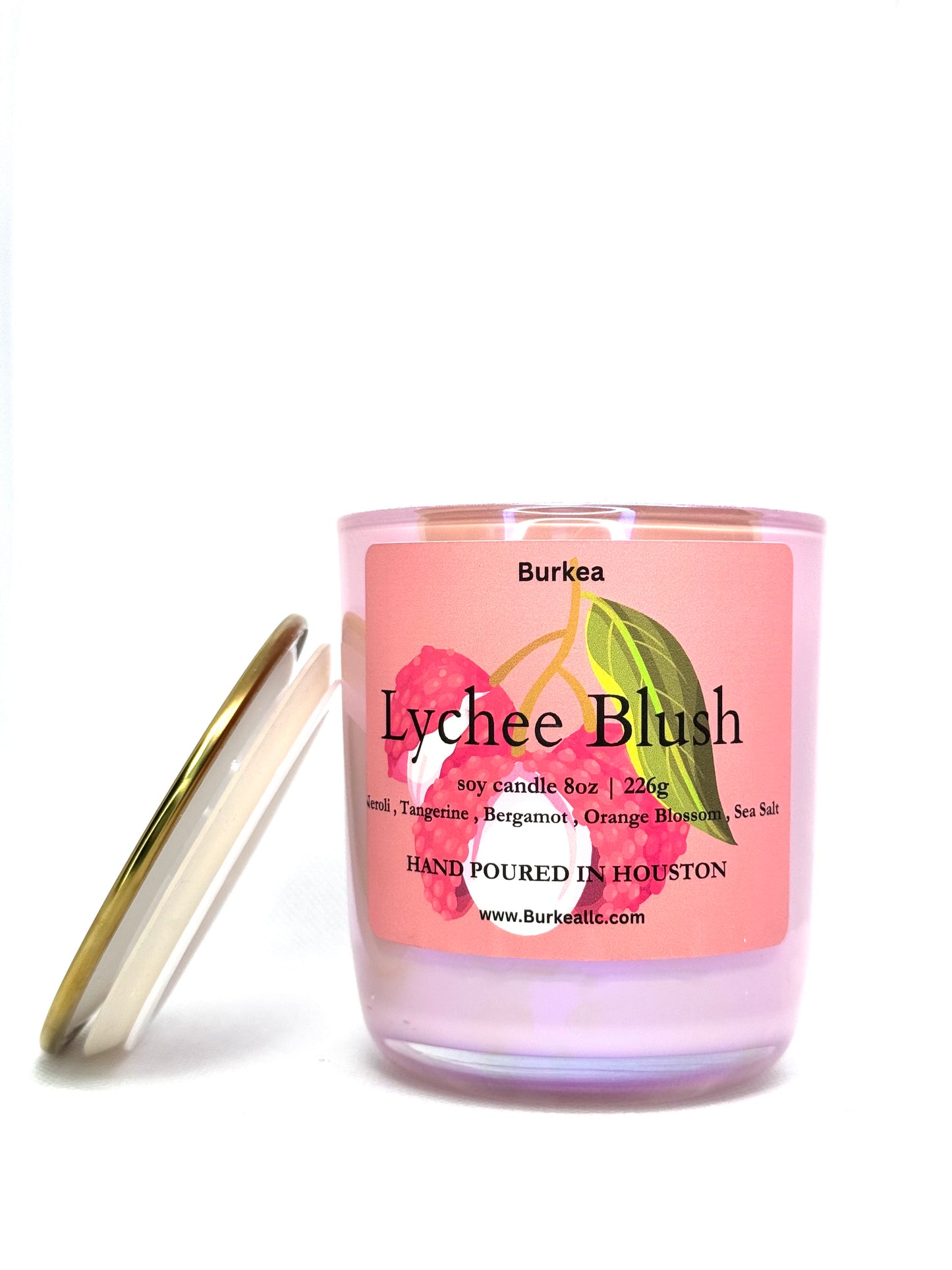 Lychee Blush 8 oz soy candle