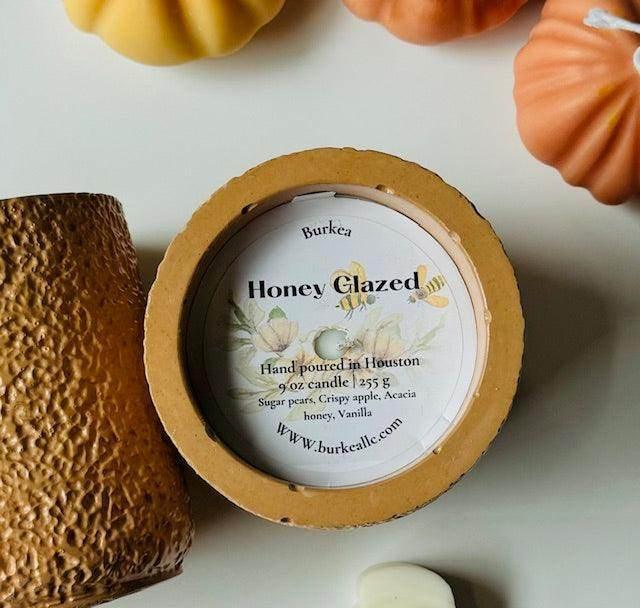 Honey Glazed soy candle 9 oz - BURKEA LLC
