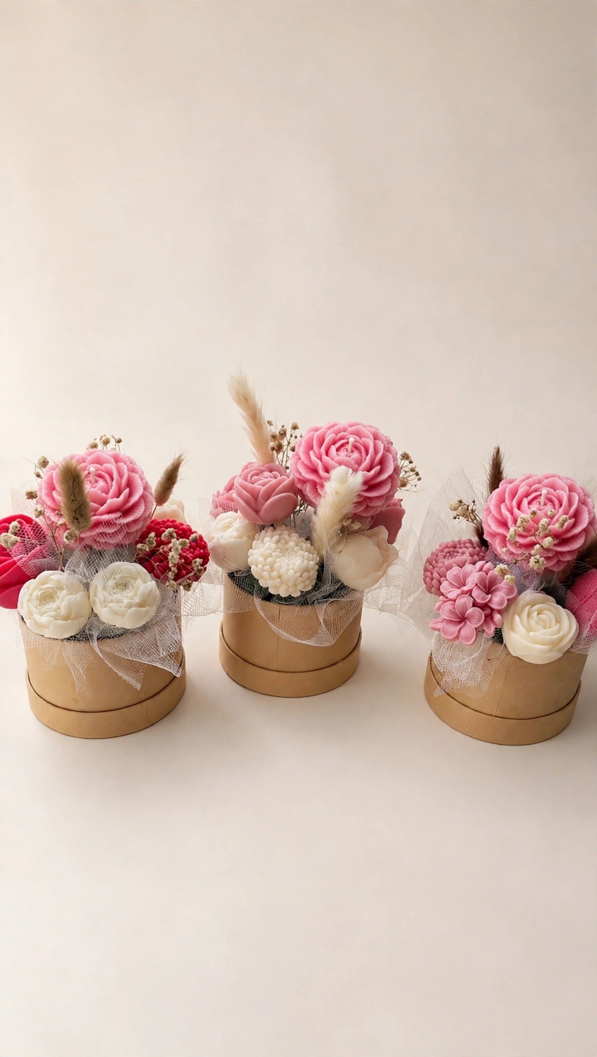Floral Candle Bouquet