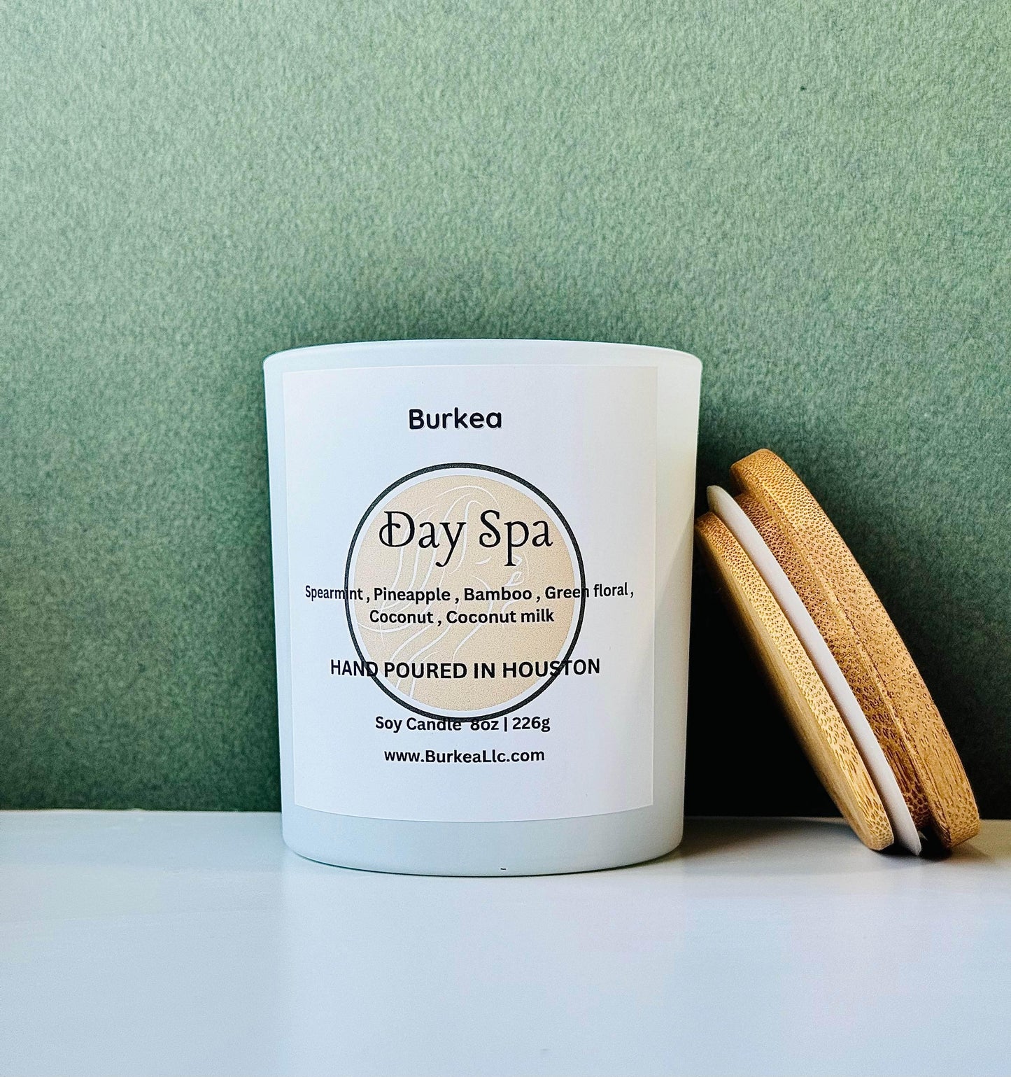 Day Spa 8 oz Soy Candle - BURKEA LLC