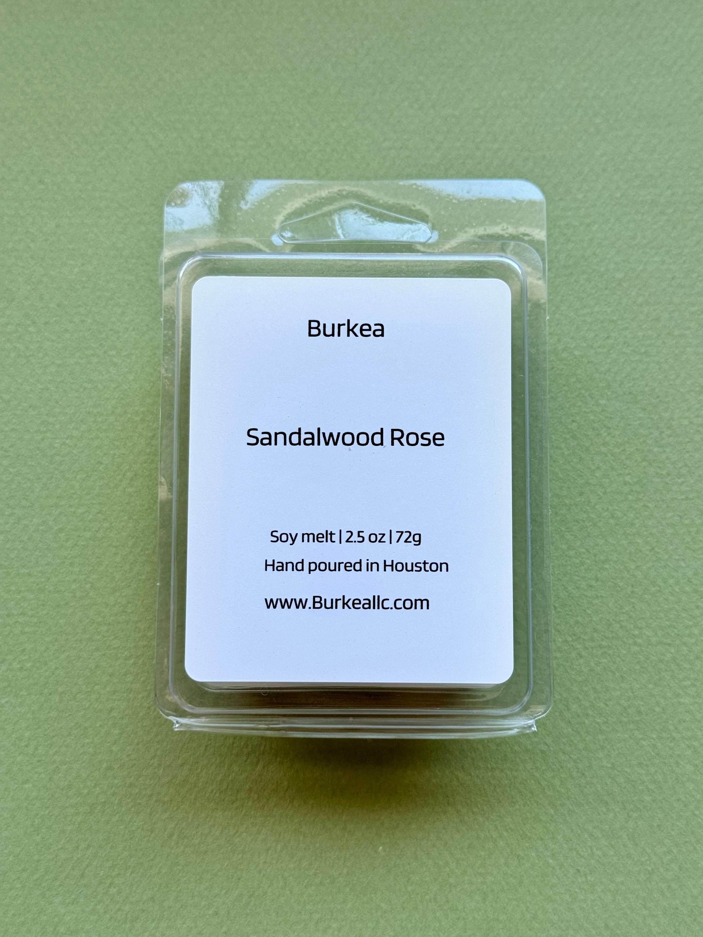 Sandalwood Rose Soy melt 2.5 oz - BURKEA LLC