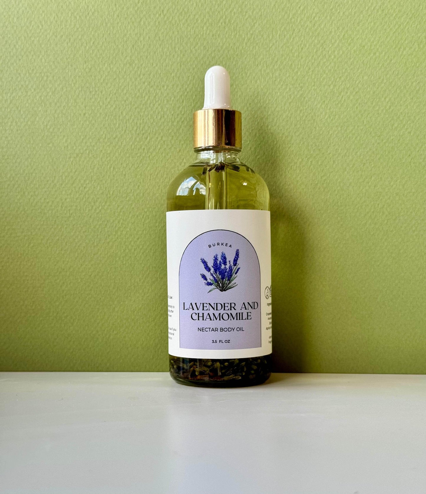Lavender and chamomile Nectar Body Oil 3.5 fl oz - BURKEA LLC