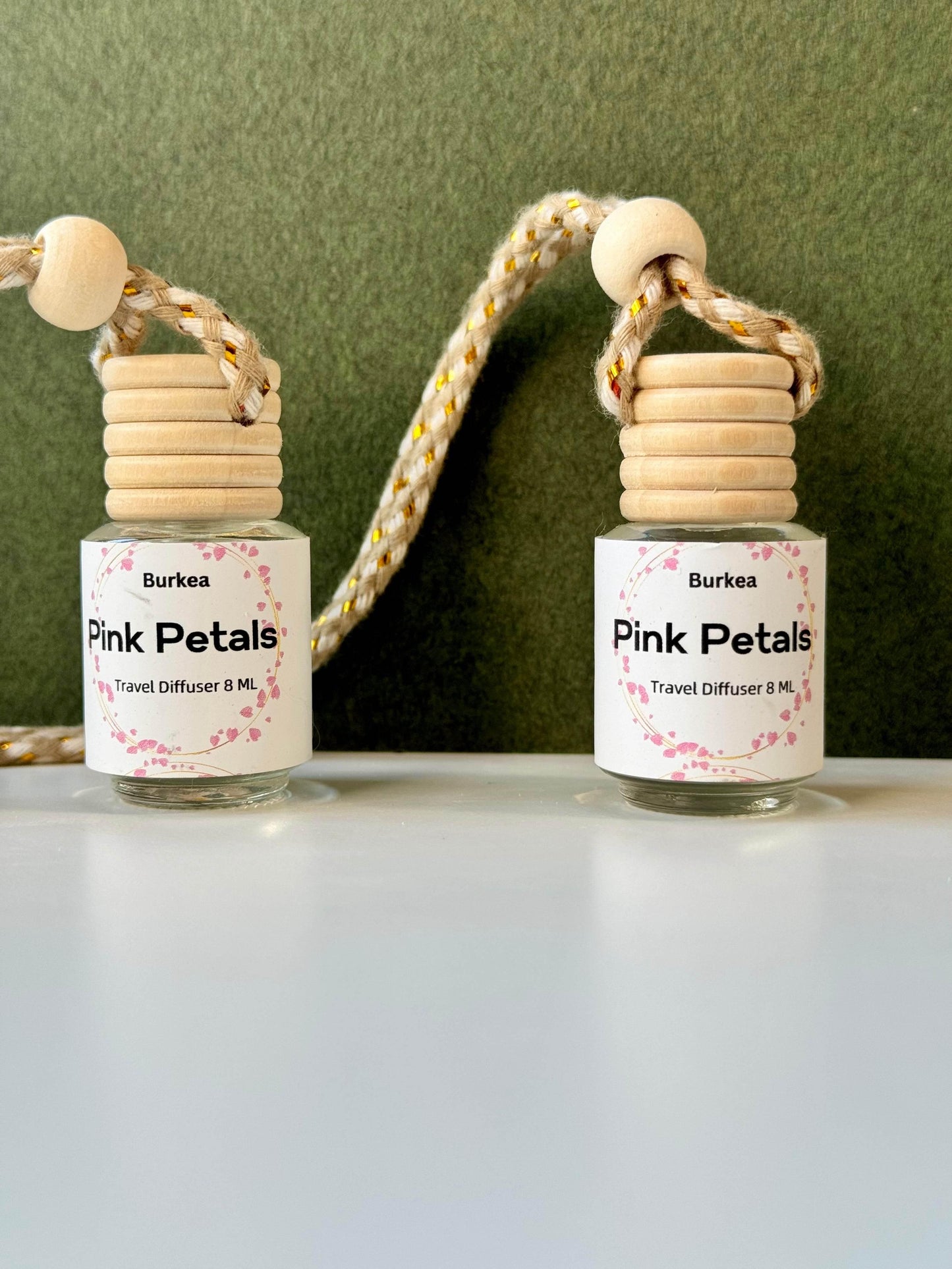 Pink Petals Car diffuser 8 ML - BURKEA LLC