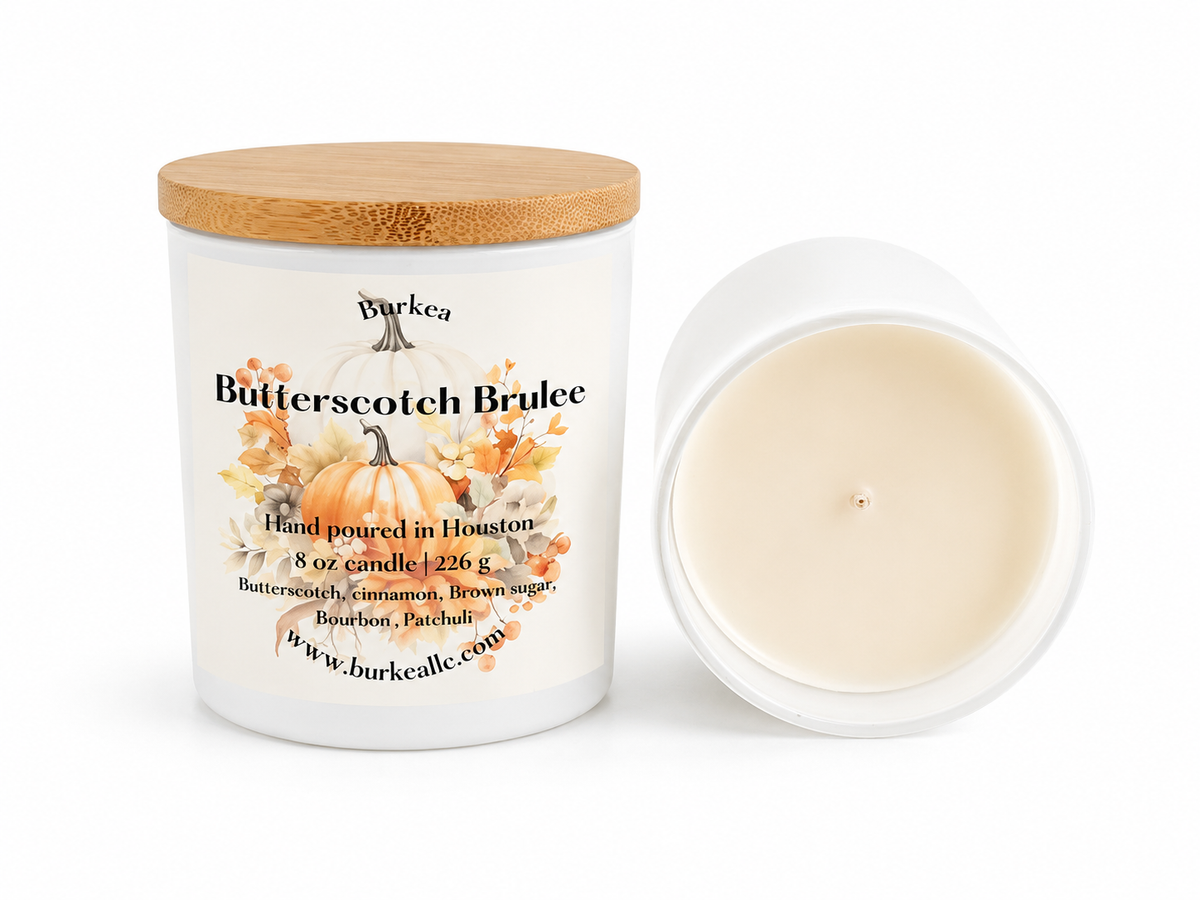 Butterscotch Brulee soy candle 8 oz
