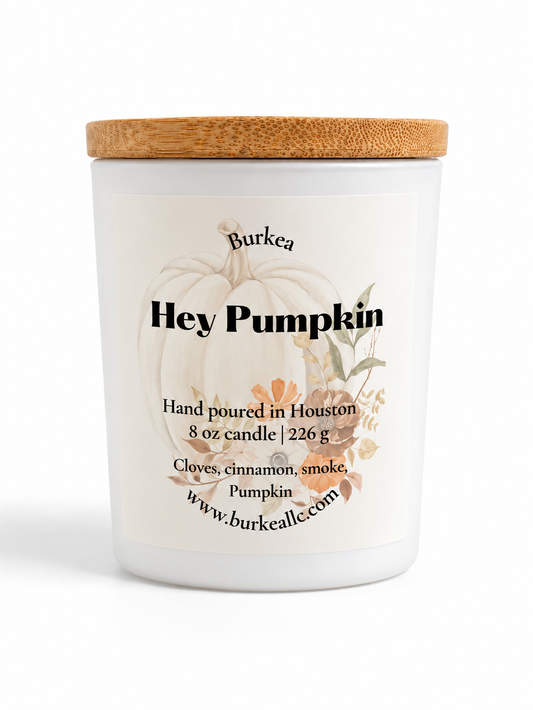 Hey Pumpkin soy candle 8 oz