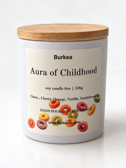 Aura of childhood 8oz soy candle