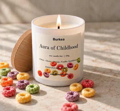 Aura of childhood 8oz soy candle