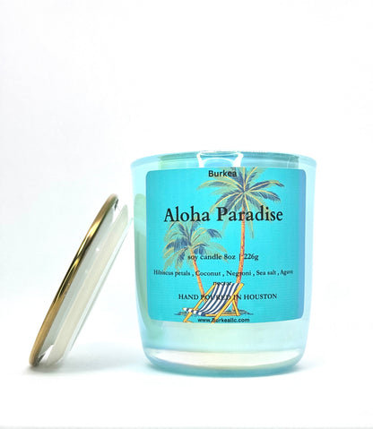 Aloha Paradise 8 oz soy candle