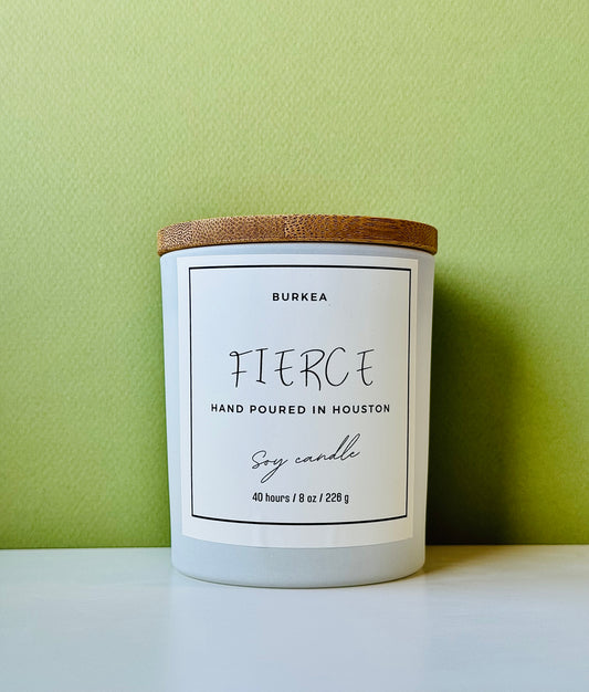 Fierce 8oz soy candle