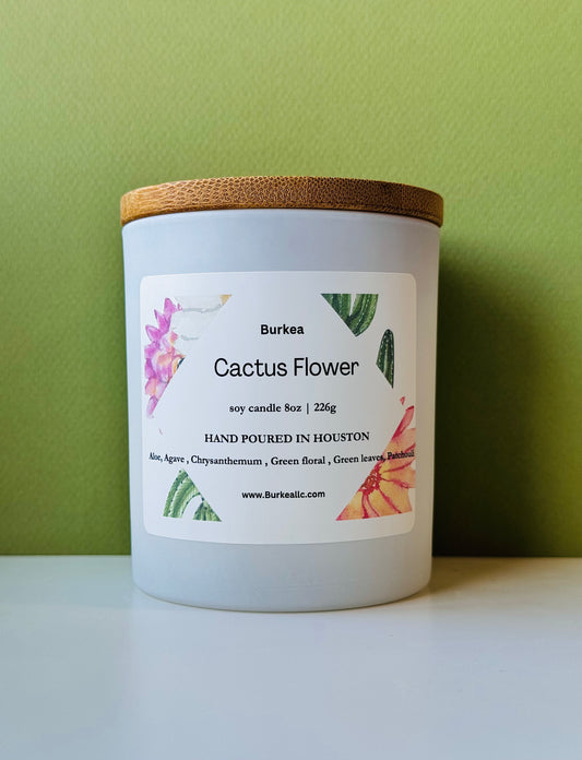 Cactus Flower soy candle 8 oz