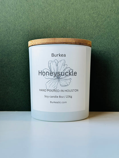 Honeysuckle 8oz soy candle