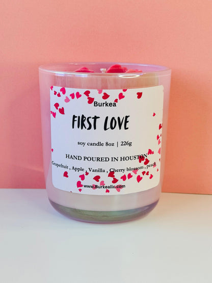 First Love  8 oz  soy candle