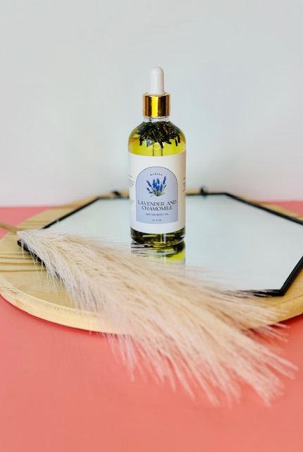 Lavender and chamomile Nectar Body Oil 3.5 fl oz - BURKEA LLC