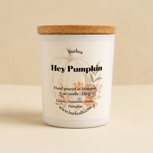 Hey Pumpkin sobre fondo marfil